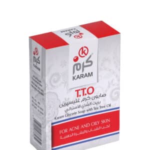 Karam T.T.O Glycerin Soap – Australian Tea Tree Oil for Acne & Oily Skin (100g)